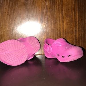 Toddler Crocs Dusty Rose Gently Worn